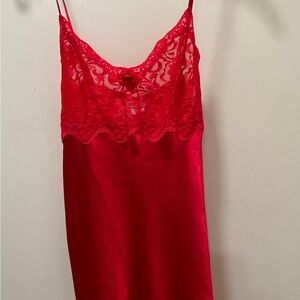 Cinema Exoile Red Lingerie Lace And Sweet Little Satin Roses